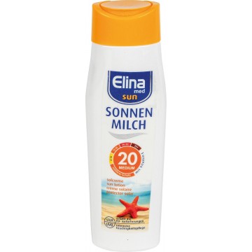 Elina zonnebrandcrème, SPF 20, fles van 200 ml