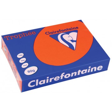 Clairefontaine Trophée Intens A4, 80gr, pak a 500 vel, kardinaal rood