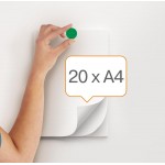 Nobo magneten voor whiteboard diameter van 38mm, pak a 10 stuks, groen