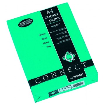 Q-CONNECT kopieerpapier, A4, 80gr, pak a 500 vel, wit